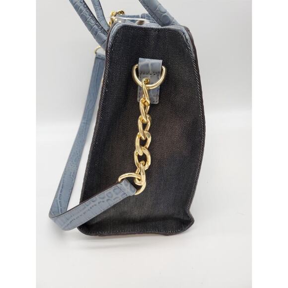 NWT MICHAEL KORS Hamilton Studded Tote Bag - Dark Denim - Picture 3 of 8